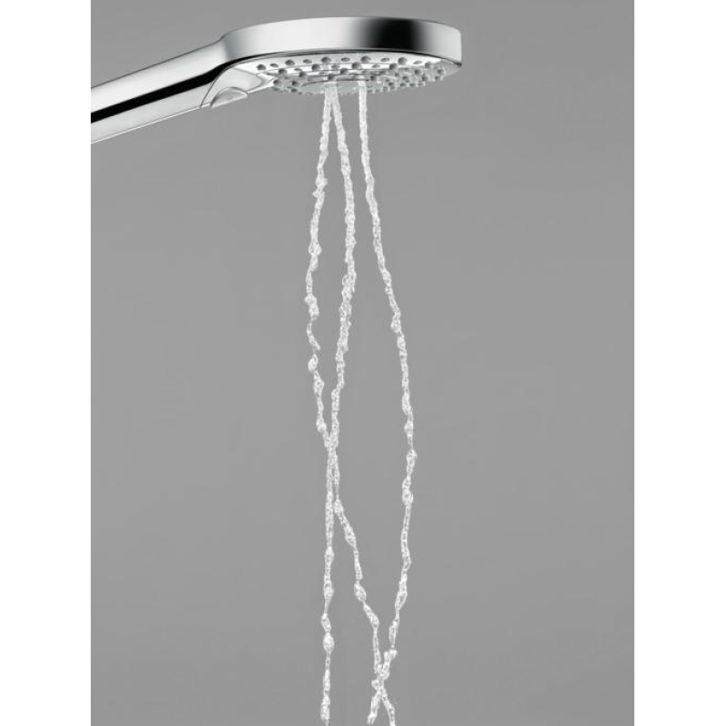 Raindance Select S 120 3jet PowderRain Душевой набор с настенным держателем и шлангом 1600 мм, хром фото 4
