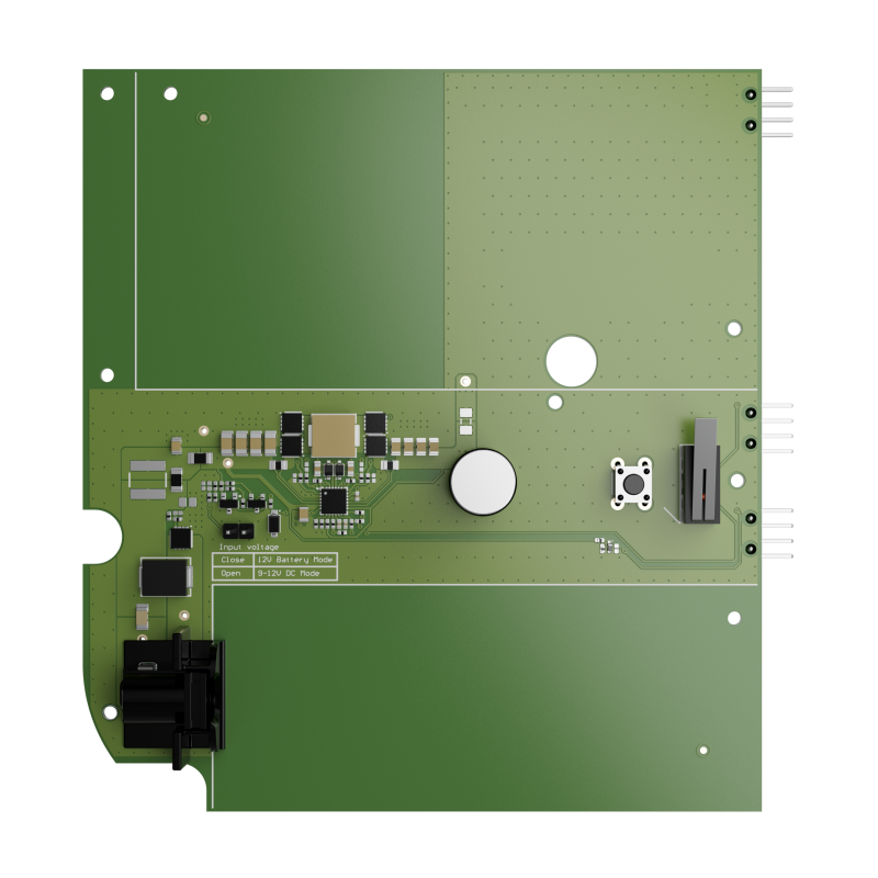 Плата блока питания Ajax 12V PSU for NVR (112255.305.NC) фото 1