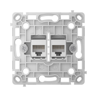 Механизм розетки Ajax OutletCore (LAN) Vertical White (126186.165.WH)