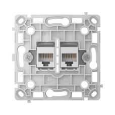 Механизм розетки Ajax OutletCore (LAN) Vertical White (126186.165.WH)