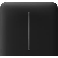 Боковая кнопка для двухклавишного выключателя Ajax SideButton (2-gang) vertical Black