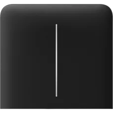 Бічна кнопка для двоклавішного вимикача Ajax SideButton (2-gang) vertical Black