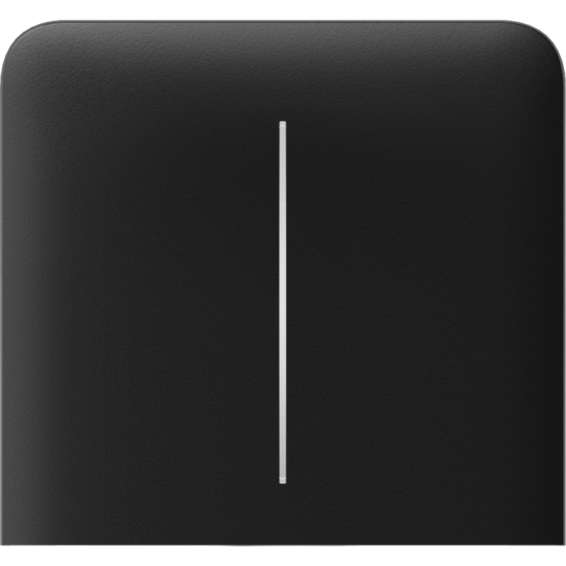 Боковая кнопка для двухклавишного выключателя Ajax SideButton (2-gang) vertical Black фото 1