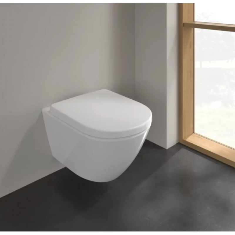 Subway 2.0 Унитаз подвесной безобедочный 58*41 см, с сиденьем Soft Close, QuickRelease фото 8