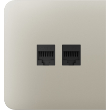 Боковая панель для встроенной интернет-розетки Ajax SideCover (LAN) Ivory (126213.319.IV)
