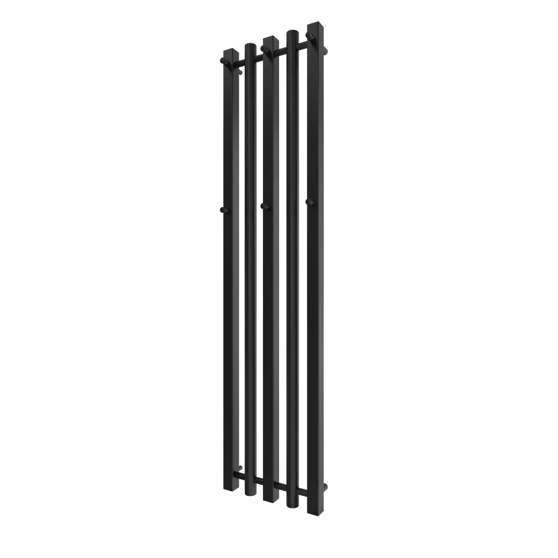 Водяна сушка для рушників INOX Бітуб 1490х360/320 (Чорний мат) фото 1