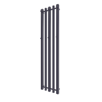 Водяна сушка для рушників INOX Бітуб 1490х360/320 (Графіт)