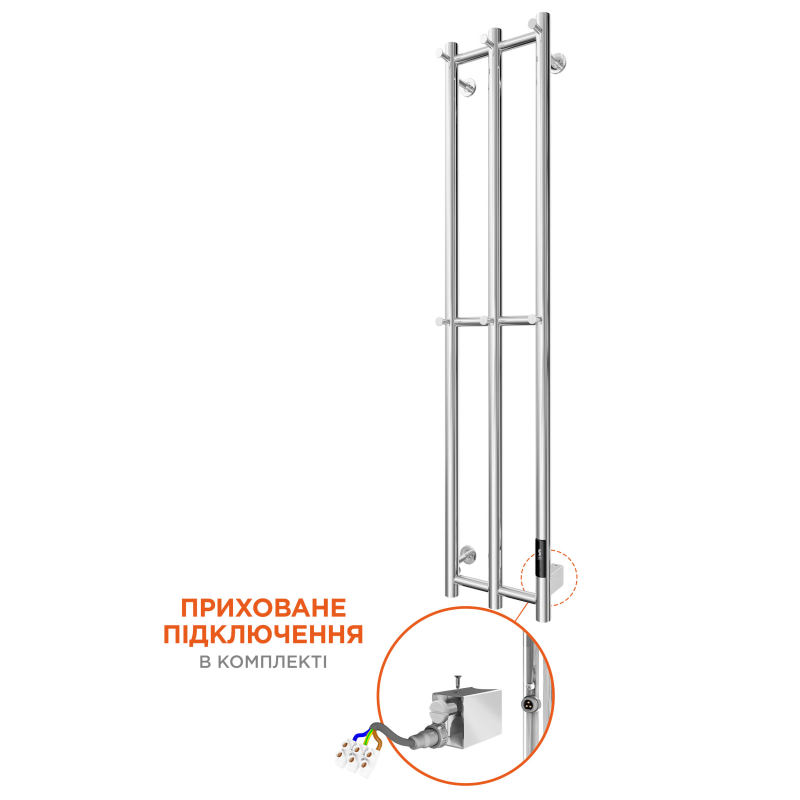 Електрична сушка для рушників e-INOX Соле 1170x250 TR 2.0 K фото 4