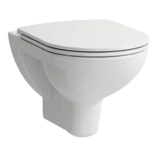 Pro Унітаз підвісний 53*36 см, безобідковий, із сидінням Slim Soft-Close, Quick release, білий H8669510000001