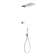 Shower Technology Душевая система с термостатом, с электронным управлением (верх.душ.210*550 мм), хром