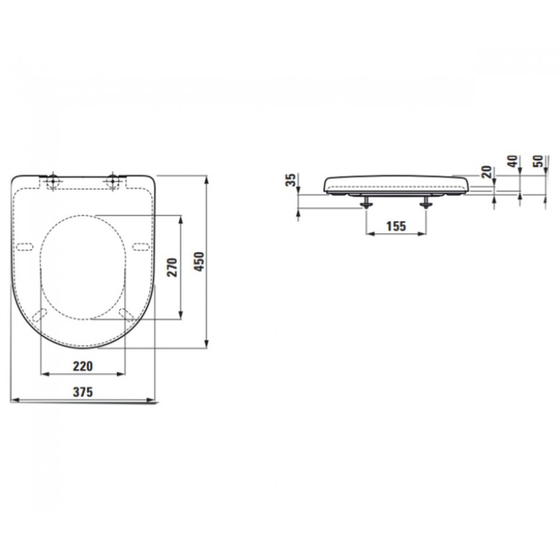 Laufen Pro Крышка для унитаза, Softclose фото 2