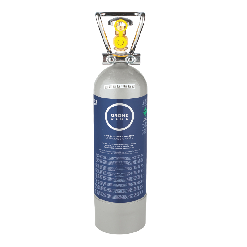2 кг бутылка CO2, стартовый комплект GROHE Blue (40423000) фото 1
