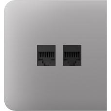 Боковая панель для встроенной интернет-розетки Ajax SideCover (LAN) Fog (126216.319.FG)