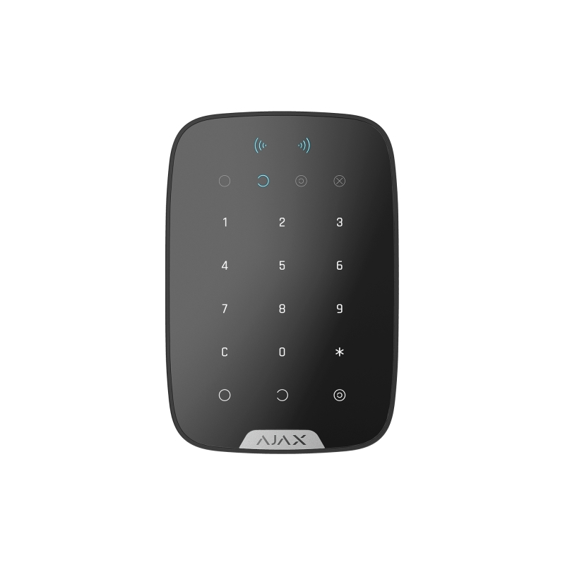 Беспроводная сенсорная клавиатура Ajax KeyPad Plus Black фото 1