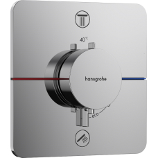 15583000 ShowerSelect Comfort Q Змішувач термостатичний прихованого монтажу на 2 споживачі, хром