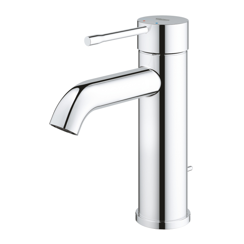 Смеситель для раковины Grohe Essence S-Size 174 мм, с донным клапаном, хром (24171001) фото 3