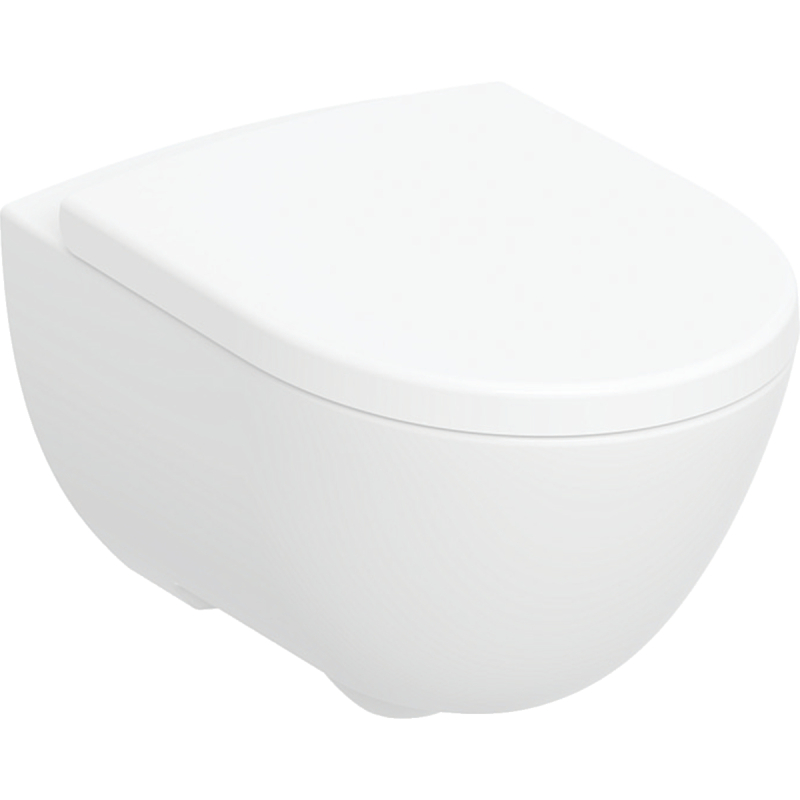 Modo Унитаз подвесной закрытая форма, Rimfree, с сиденьем с крышкой Soft-Close, белый фото 1