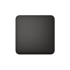 Кнопка для одноклавишного или проходного выключателя Ajax SoloButton (1-gang/2-way) Black
