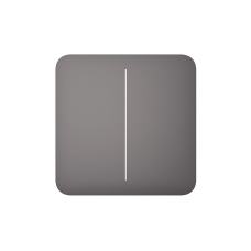 Кнопка для двухклавишного выключателя Ajax SoloButton (2-gang) Grey