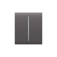 Центральная кнопка для двухклавишного выключателя Ajax CenterButton (2-gang) Grey