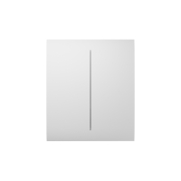 Центральная кнопка для двухклавишного выключателя Ajax CenterButton (2-gang) White