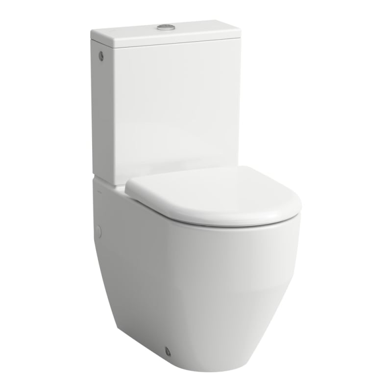 Pro Унитаз напольный 650*375*835 мм, с бачком, с сиденьем Soft-Close, белый фото 1