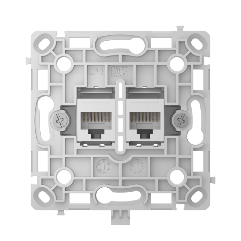 Механізм розетки Ajax OutletCore (LAN) White (126185.165.WH) фото 1