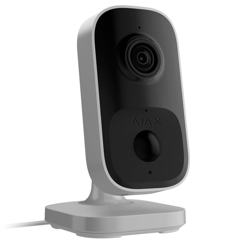 Wi-Fi камера видеонаблюдения с ИК датчиком движения и встроенным ИИ Ajax IndoorCam White (111566.303.WH1) фото 1