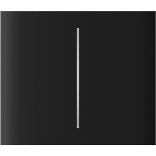 Центральная кнопка для двухклавишного выключателя Ajax CenterButton (2-gang) vertical Black