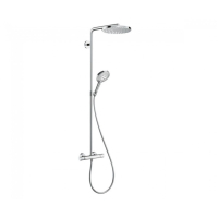 Raindance Select S 240 1j PowderRain Душова система з термостатом (верх. душ 240 мм), хром