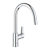 Смеситель кухонный однорычажный Grohe BauEdge New, хром (30536000)