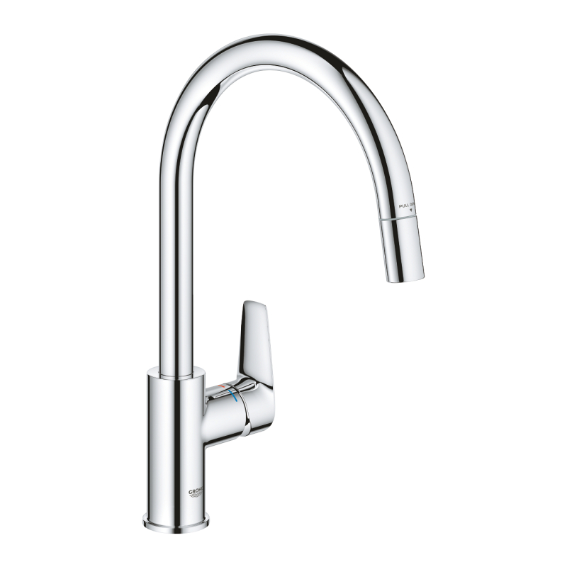 Змішувач кухонний одноважільний Grohe BauEdge New, хром (30536000) фото 1