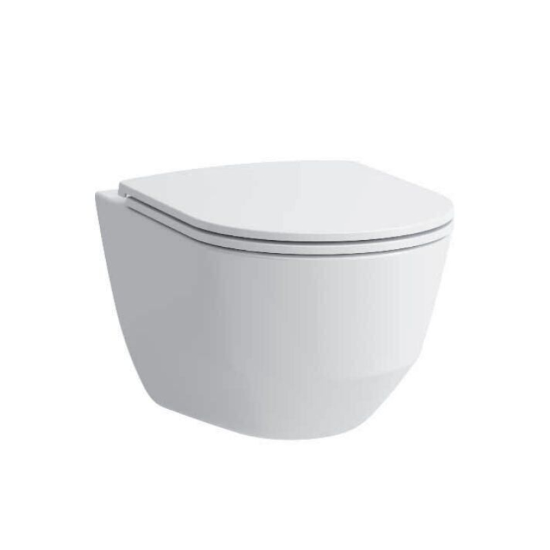 Pro Унитаз подвесной 53*36 см, с сиденьем Slim Soft-Close, Quick release, белый фото 1