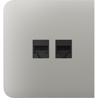 Боковая панель для встроенной интернет-розетки Ajax SideCover (LAN) Oyster (126217.319.OY)