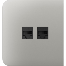 Боковая панель для встроенной интернет-розетки Ajax SideCover (LAN) Oyster (126217.319.OY)