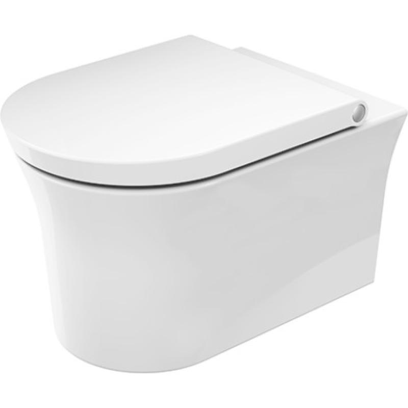 White Tulip Унитаз подвесной 54*37 см, безобедочный, без сидения, белый HygieneFlush фото 1