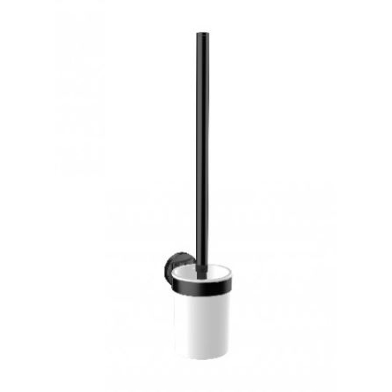 Round Туалетная щетка, колба стекло, black фото 1
