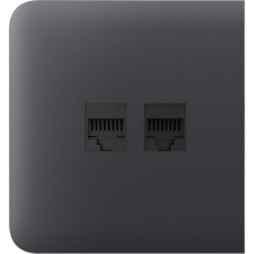 Боковая панель для встроенной интернет-розетки Ajax SideCover (LAN) Graphite (126215.319.GP)