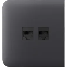 Бічна панель для вбудованої інтернет-розетки Ajax SideCover (LAN) Graphite (126215.319.GP)