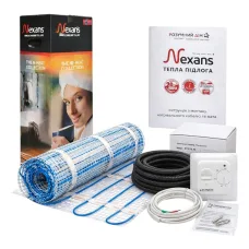 Нагрівальний мат під плитку Nexans 12 м² + механічний терморегулятор