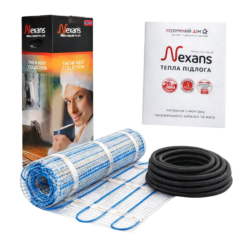 Нагревательный мат Nexans Millimat 10 м² фото 1