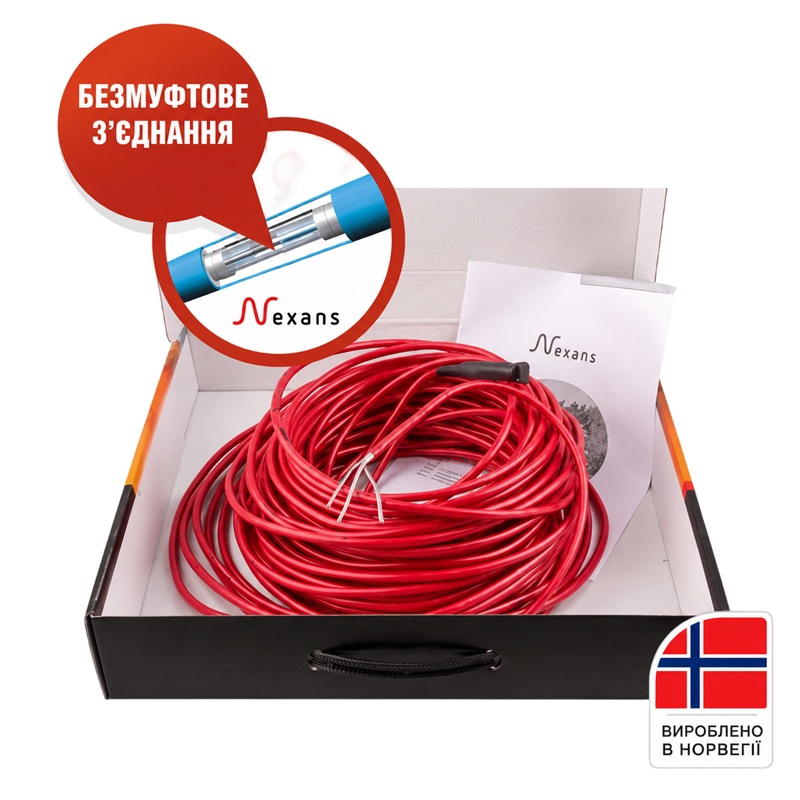 Нагревательный кабель Nexans TXLP/2R Red Defrost Snow 22.9 м, 640 Вт фото 2
