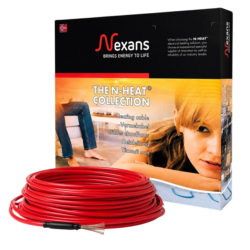 Нагревательный кабель Nexans TXLP/2R Red Defrost Snow 22.9 м, 640 Вт фото 1