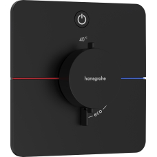 15581670 ShowerSelect Comfort Q Змішувач термостатичний прихованого монтажу, чорний матовий
