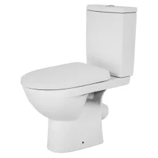 Унитаз-компакт STATUS кос, 3/6, ниж.под.+сиденья дюропласт, пов.пад, Click2Clean (RUS)