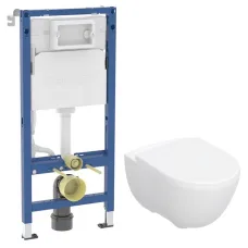 Ком-т (инсталл. с-ма DUOFIX 2в1 458.103.00.2+ чаша MODO Rimfree,овальная+сиденья дюропласт,по