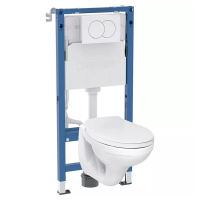 Набор Duofix PRO 20 (Чаша подвес.унит.IDOL+сид.дюр.пов.под+инст.с-ма DUOFIX 2в1 + DELTA01 альпийская белая)