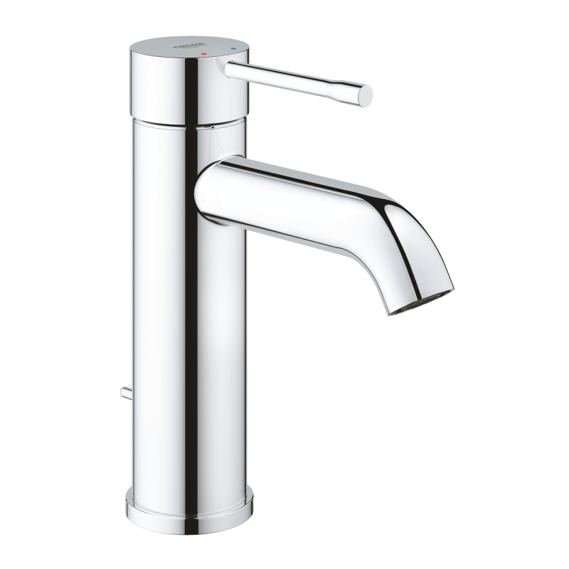 Смеситель для раковины Grohe Essence S-Size 174 мм, с донным клапаном, хром (24171001) фото 1