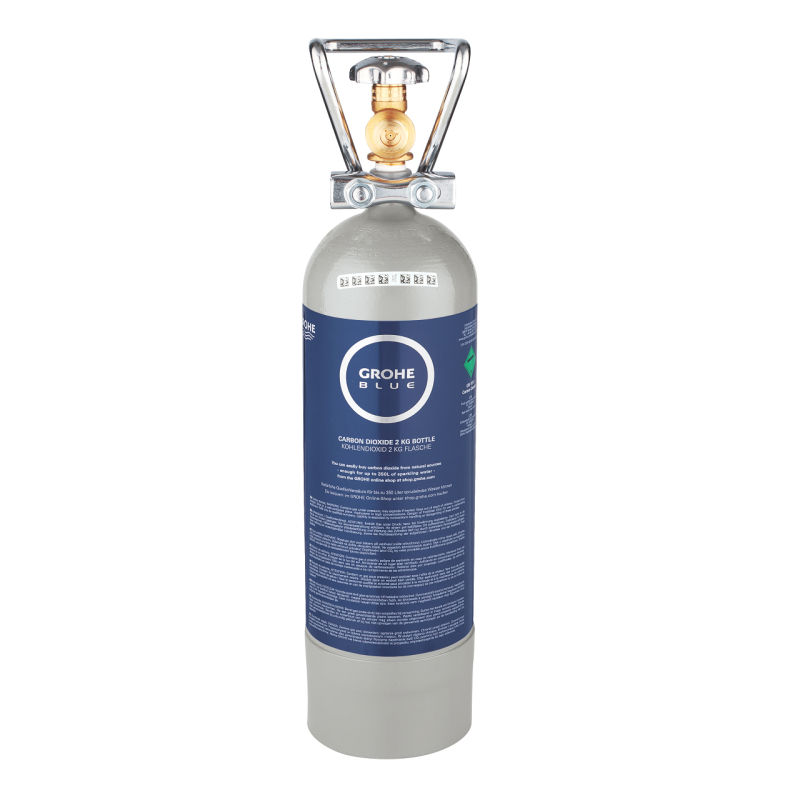 2 кг бутылка CO2, стартовый комплект GROHE Blue (40423000) фото 4