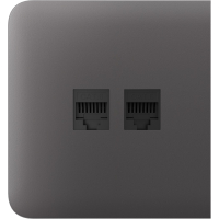 Боковая панель для встроенной интернет-розетки Ajax SideCover (LAN) Grey (126214.319.GR)